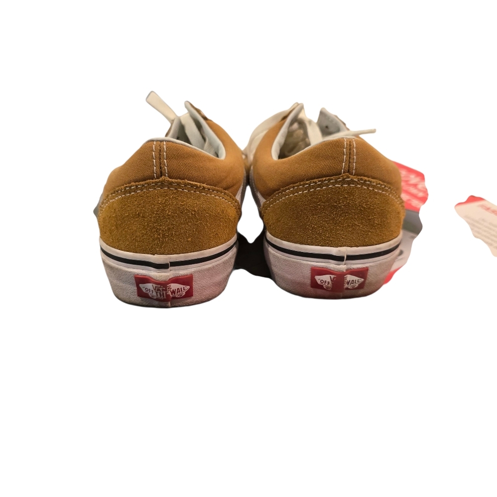 Mustard Yellow Classic Vans Shoes Sneakers Gym Workout Skate Shoes - Picture 4 of 6
